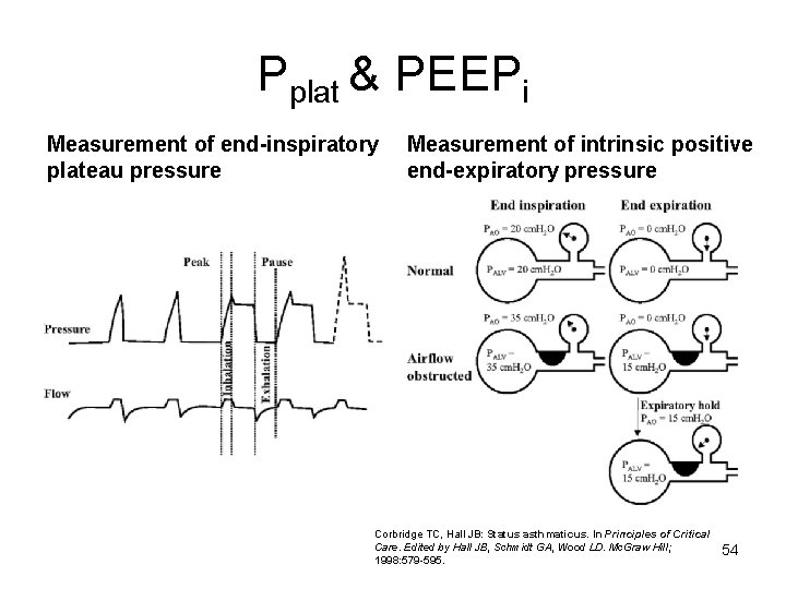 Pplat & PEEPi Measurement of end-inspiratory plateau pressure Measurement of intrinsic positive end-expiratory pressure