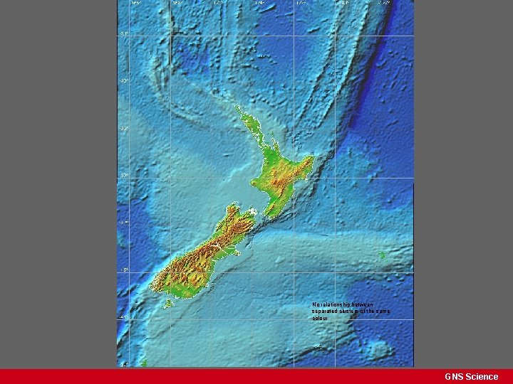 No relationship between separated clusters of the same colour GNS Science 
