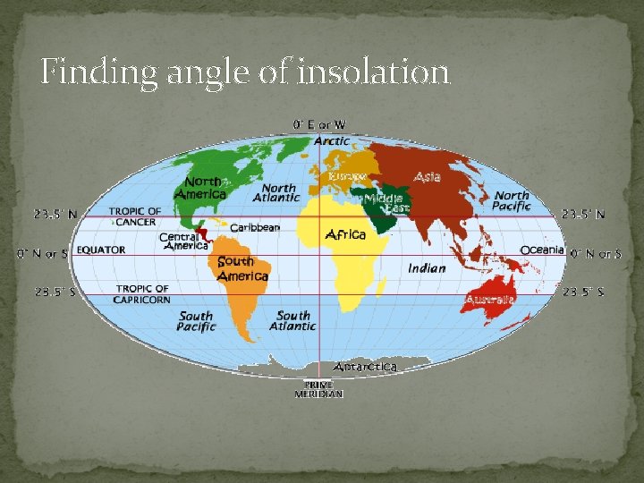 Finding angle of insolation 