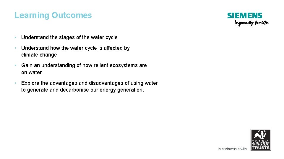 Learning Outcomes • Understand the stages of the water cycle • Understand how the