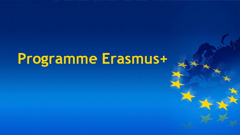 Programme Erasmus+ 