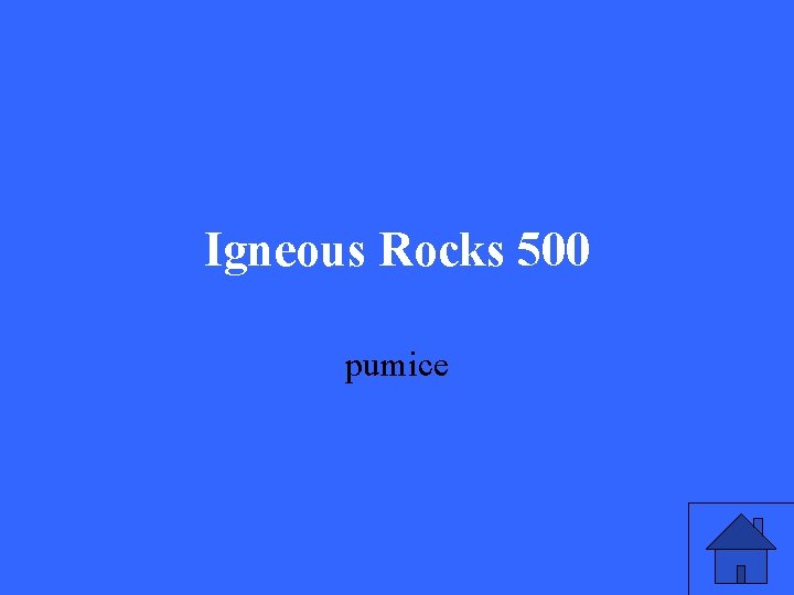 Igneous Rocks 500 pumice 