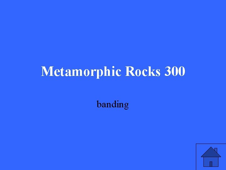 Metamorphic Rocks 300 banding 