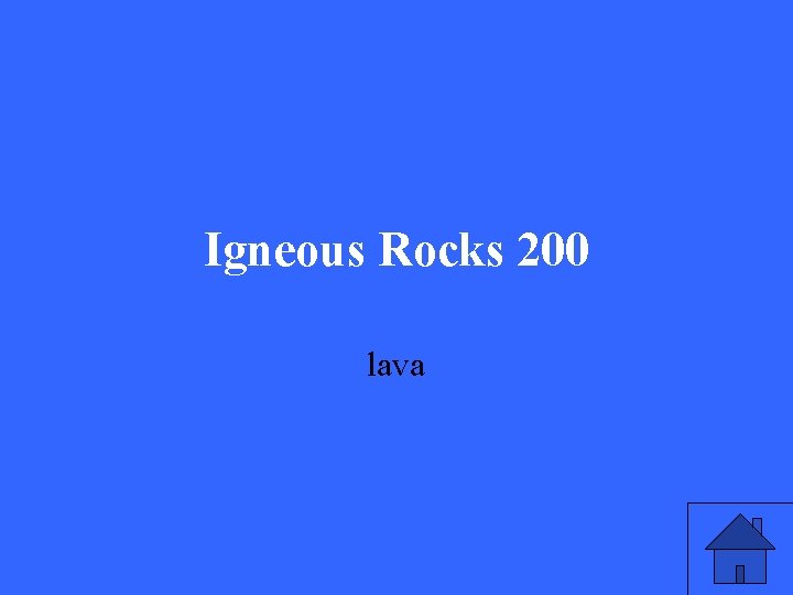 Igneous Rocks 200 lava 