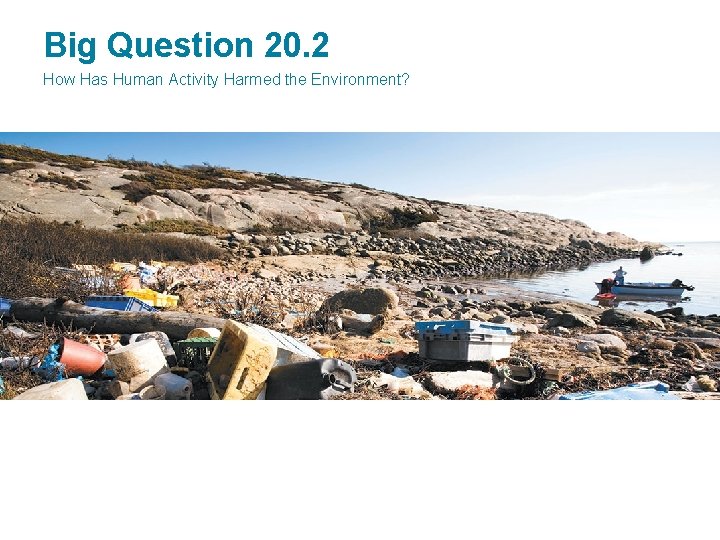 Big Question 20. 2 How Has Human Activity Harmed the Environment? 