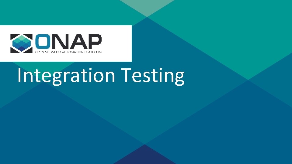 s Integration Testing Sensitivity: Internal & Restricted 