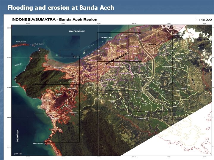 Flooding and erosion at Banda Aceh 