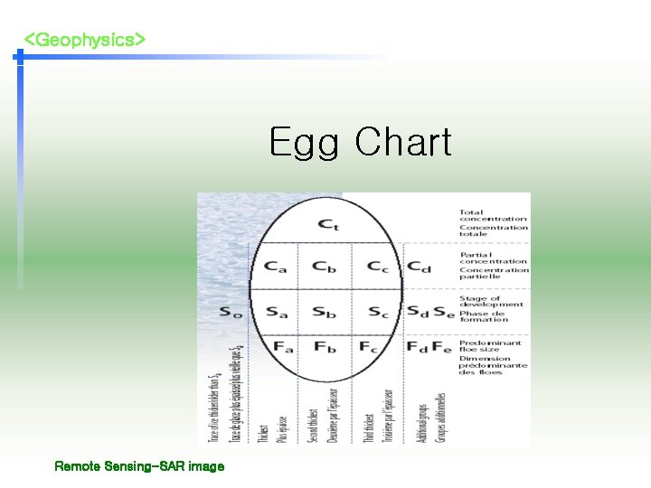 <Geophysics> Egg Chart Remote Sensing-SAR image 