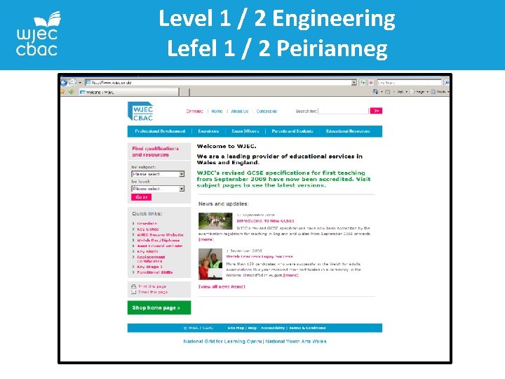 Level 1 / 2 Engineering Lefel 1 / 2 Peirianneg 