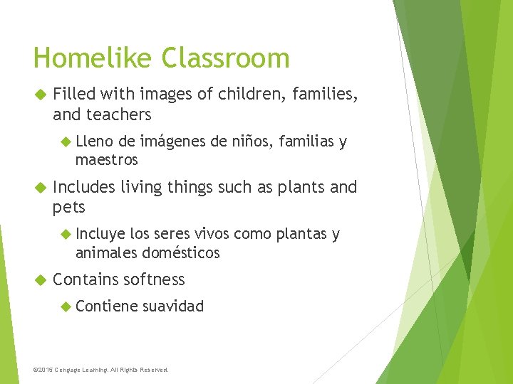 Homelike Classroom Filled with images of children, families, and teachers Lleno de imágenes de