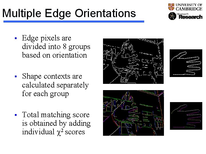 Shape Context and Chamfer Matching in Cluttered Scenes
