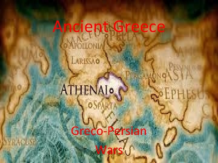 Ancient Greece Greco-Persian Wars 