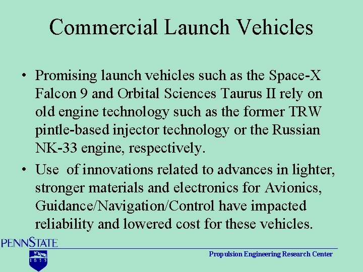 Nasa technology roadmap launch propulsion systems robert j