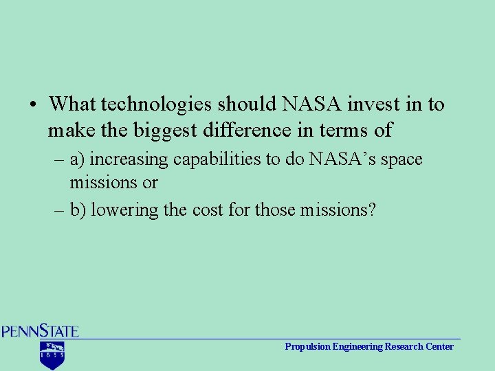 Nasa technology roadmap launch propulsion systems robert j