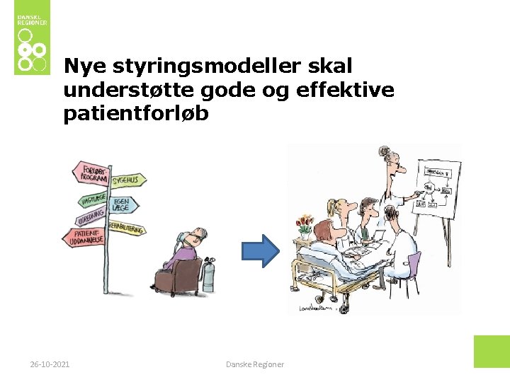 Nye styringsmodeller skal understøtte gode og effektive patientforløb 26 -10 -2021 Danske Regioner 