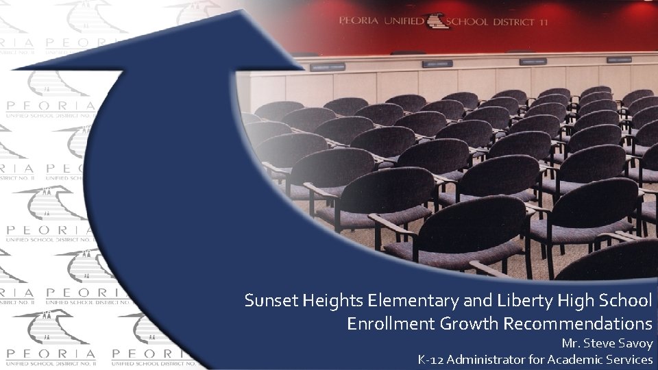 Sunset Heights Elementary and Liberty High School Enrollment Growth Recommendations Mr. Steve Savoy K-12