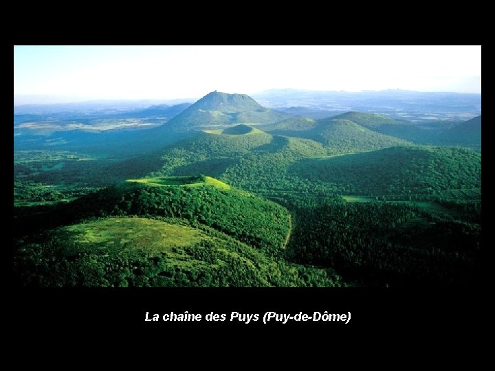La chaîne des Puys (Puy-de-Dôme) 