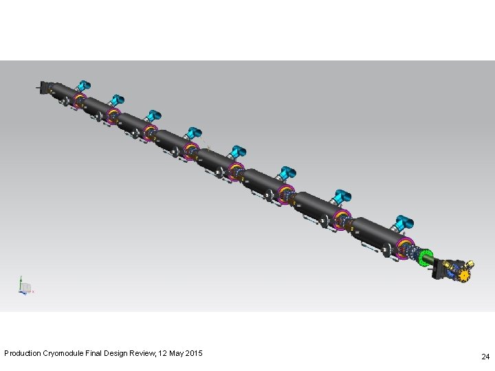 Production Cryomodule Final Design Review, 12 May 2015 24 