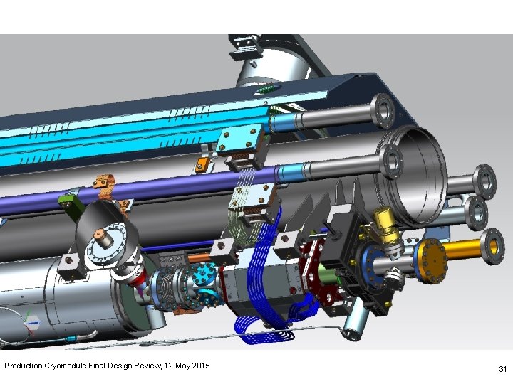 Production Cryomodule Final Design Review, 12 May 2015 31 