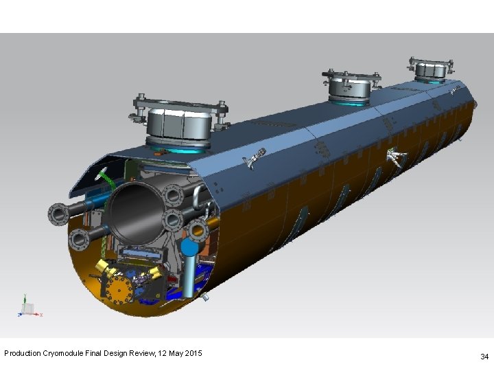 Production Cryomodule Final Design Review, 12 May 2015 34 