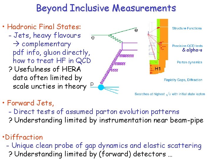 Beyond Inclusive Measurements • Hadronic Final States: - Jets, heavy flavours complementary pdf info,