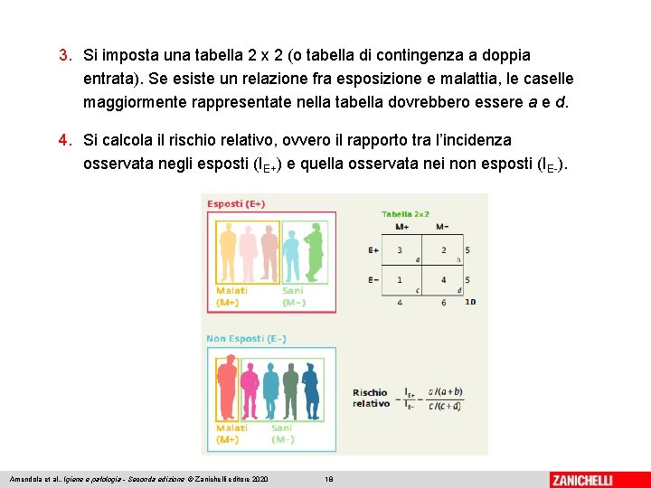 3. Si imposta una tabella 2 x 2 (o tabella di contingenza a doppia