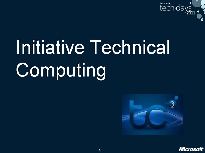 Initiative Technical Computing 4 