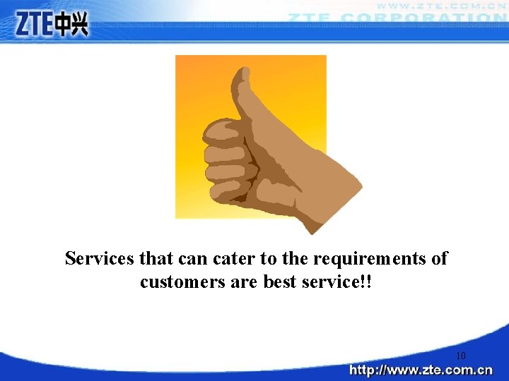Services that can cater to the requirements of customers are best service!! 10 