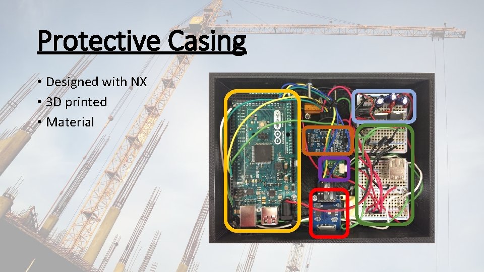 Protective Casing • Designed with NX • 3 D printed • Material 