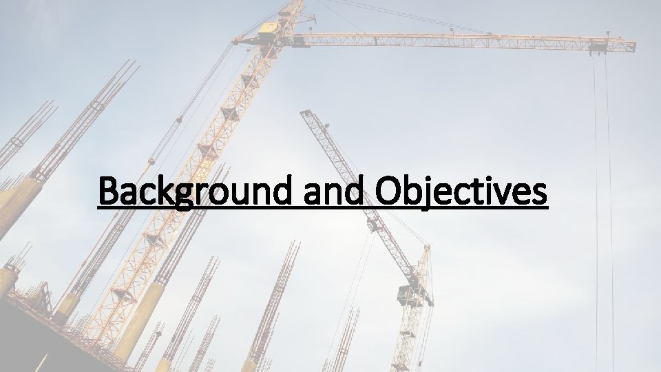 Background and Objectives 