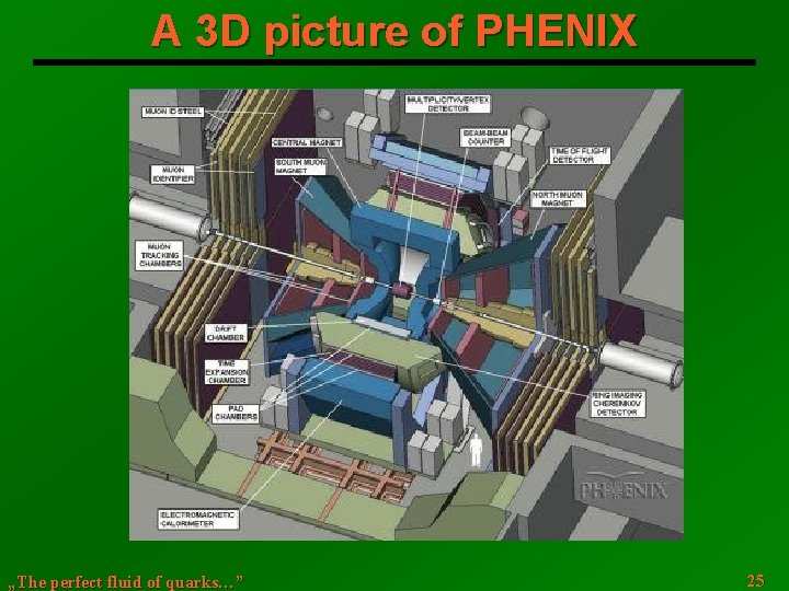 A 3 D picture of PHENIX „The perfect fluid of quarks…” 25 