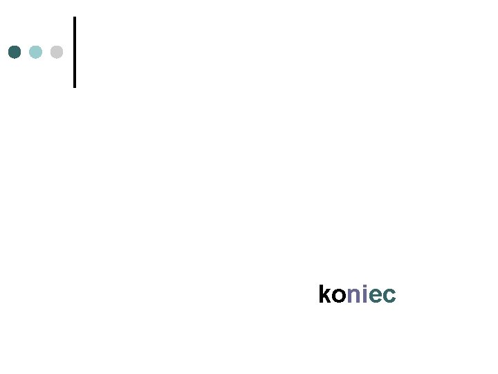 koniec 