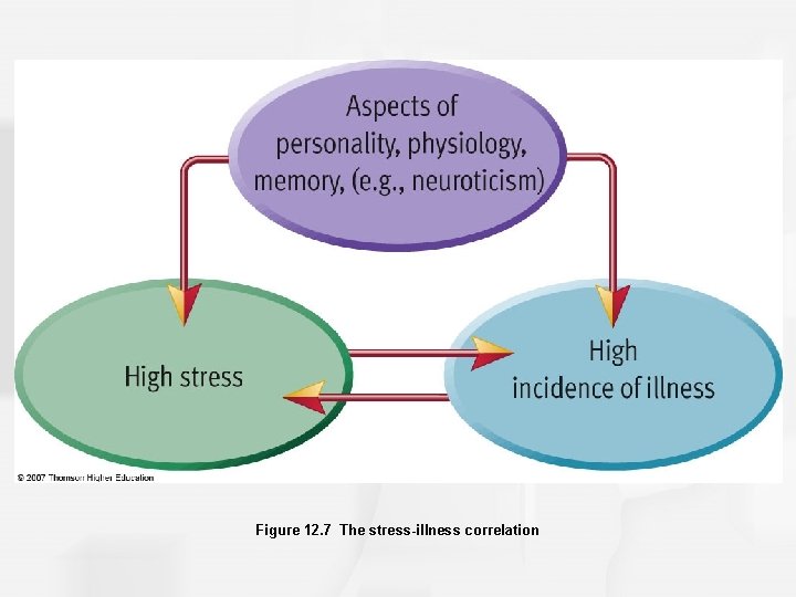 Figure 12. 7 The stress-illness correlation 