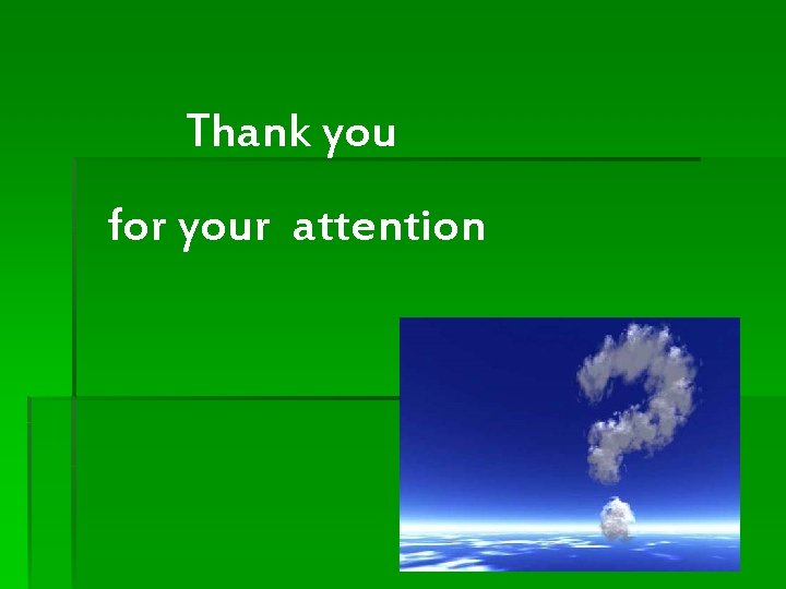 Thank you for your attention 