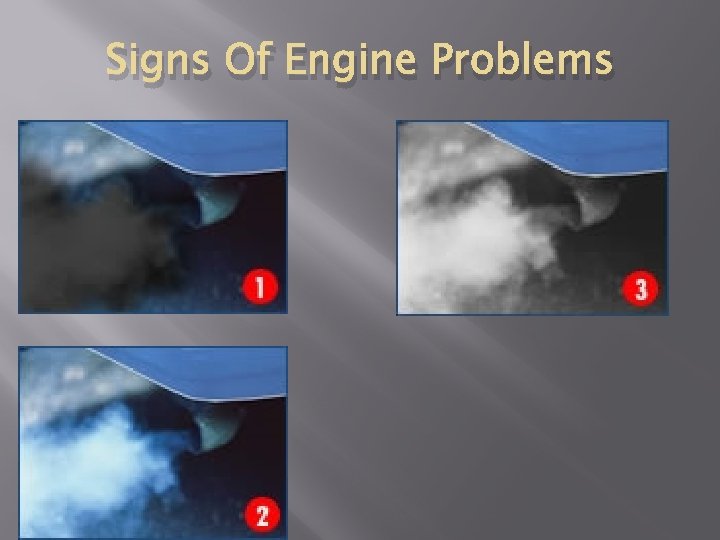 Signs Of Engine Problems 