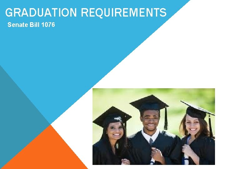 GRADUATION REQUIREMENTS Senate Bill 1076 