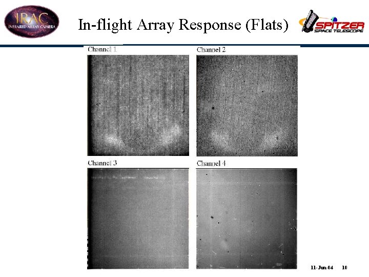 In-flight Array Response (Flats) 11 -Jun-04 10 
