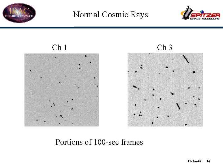 Normal Cosmic Rays 11 -Jun-04 16 