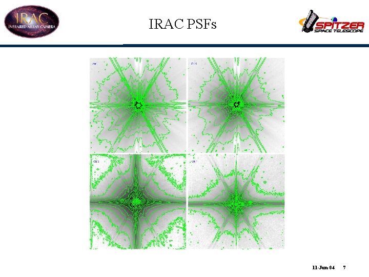 IRAC PSFs 11 -Jun-04 7 