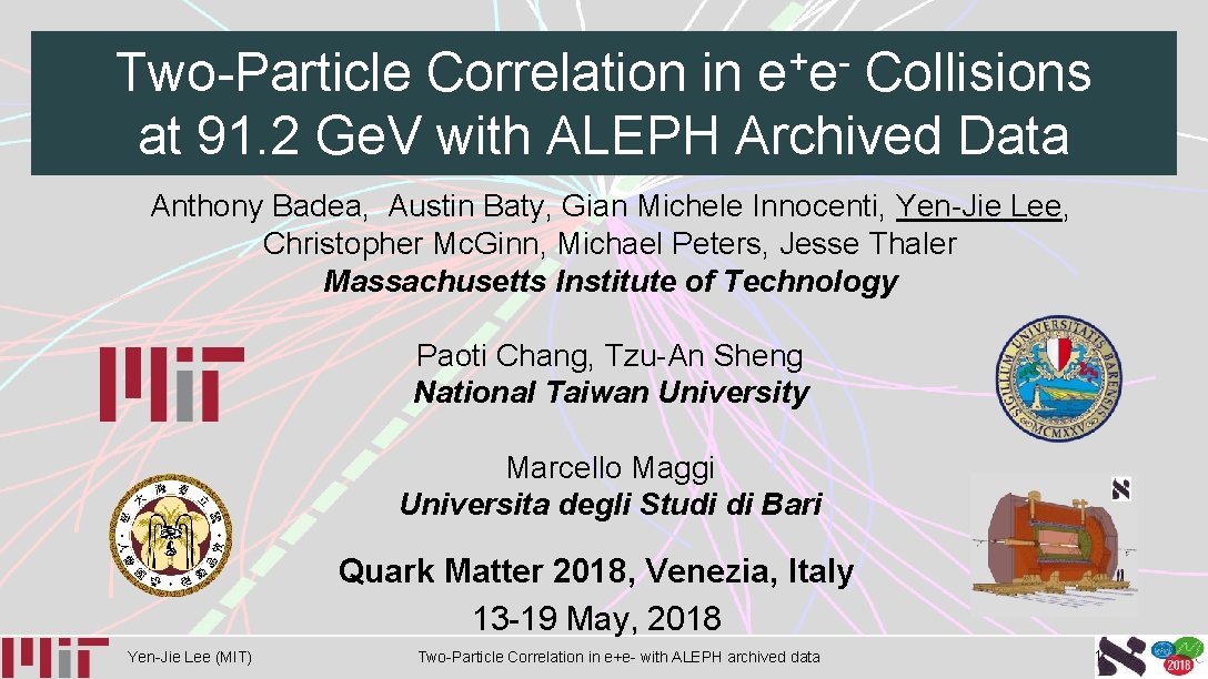 + ee Two-Particle Correlation in Collisions at 91. 2 Ge. V with ALEPH Archived