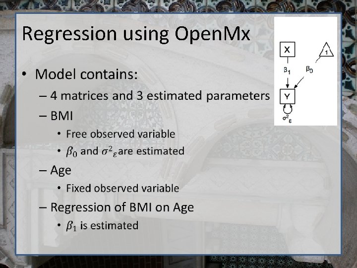 Regression using Open. Mx • 