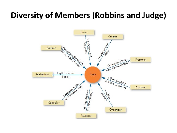 Diversity of Members (Robbins and Judge) 