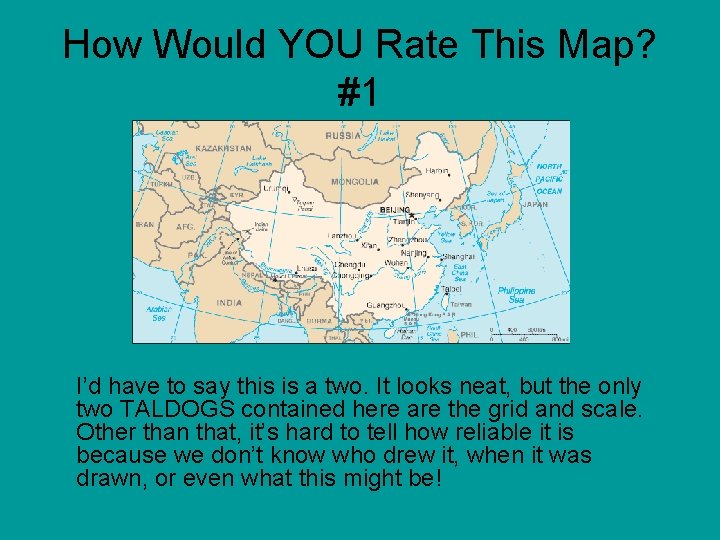 How Would YOU Rate This Map? #1 I’d have to say this is a