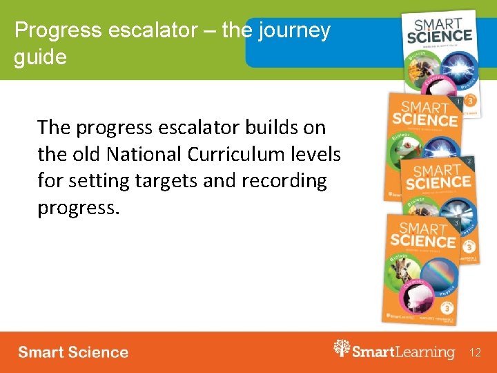 Progress escalator – the journey guide The progress escalator builds on the old National