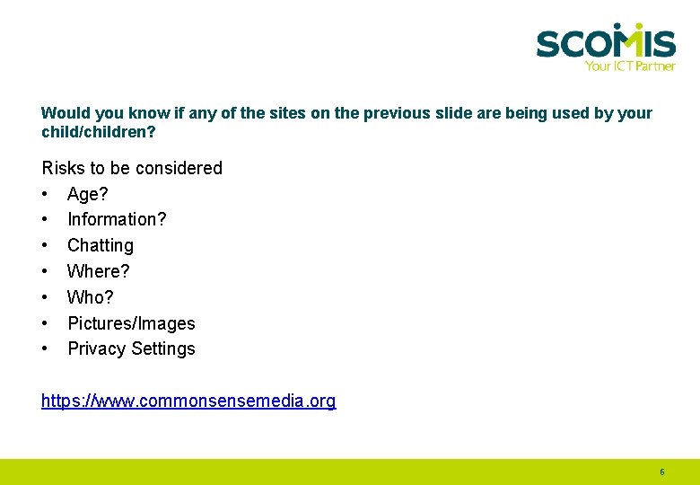 Would you know if any of the sites on the previous slide are being