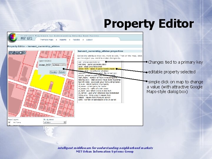 Property Editor Changes tied to a primary key editable property selected simple click on