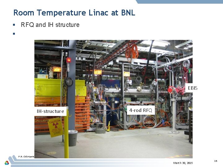 Room Temperature Linac at BNL § RFQ and IH structure § EBIS 4 -rod