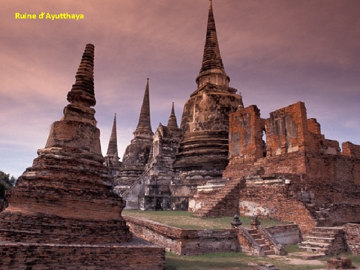 Ruine d’Ayutthaya 