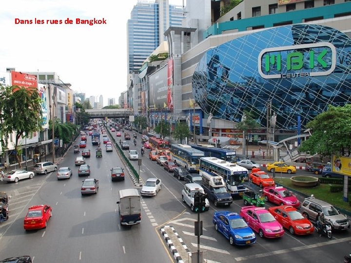 Dans les rues de Bangkok 