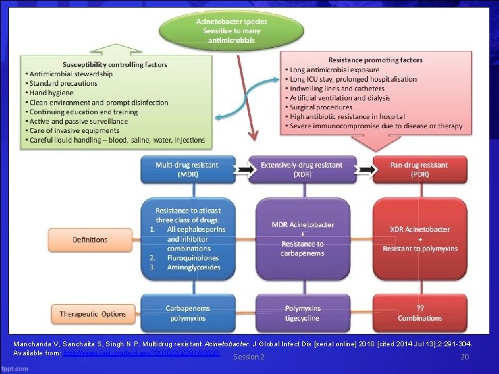 Manchanda V, Sanchaita S, Singh N P. Multidrug resistant Acinetobacter. J Global Infect Dis